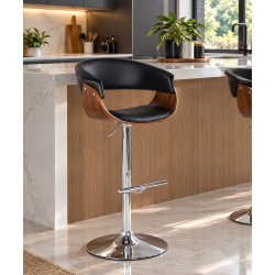 Jost JY-1953 black Bar Stool